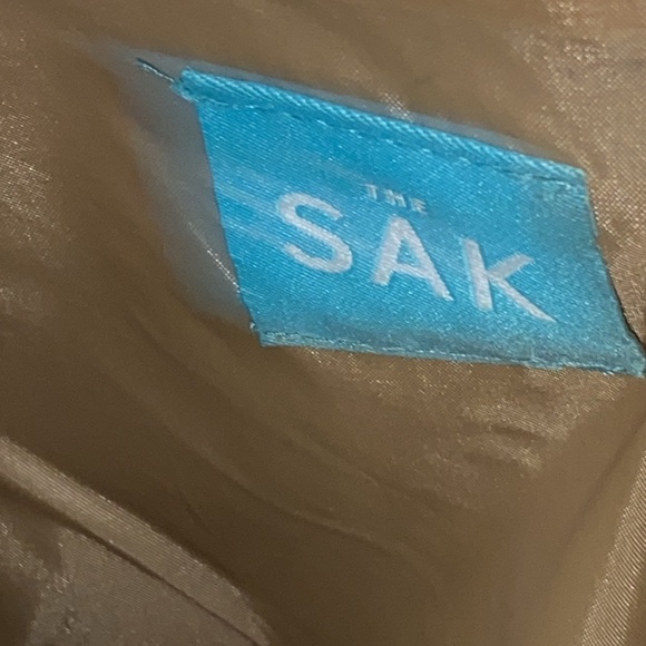 The SAK Beige Crochet Natural color bead and sequin accents crossbody purse - Picture 10 of 11